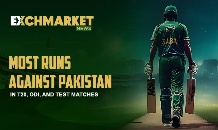 Most Runs Against Pakistan in T20, ODI, and Test Matches